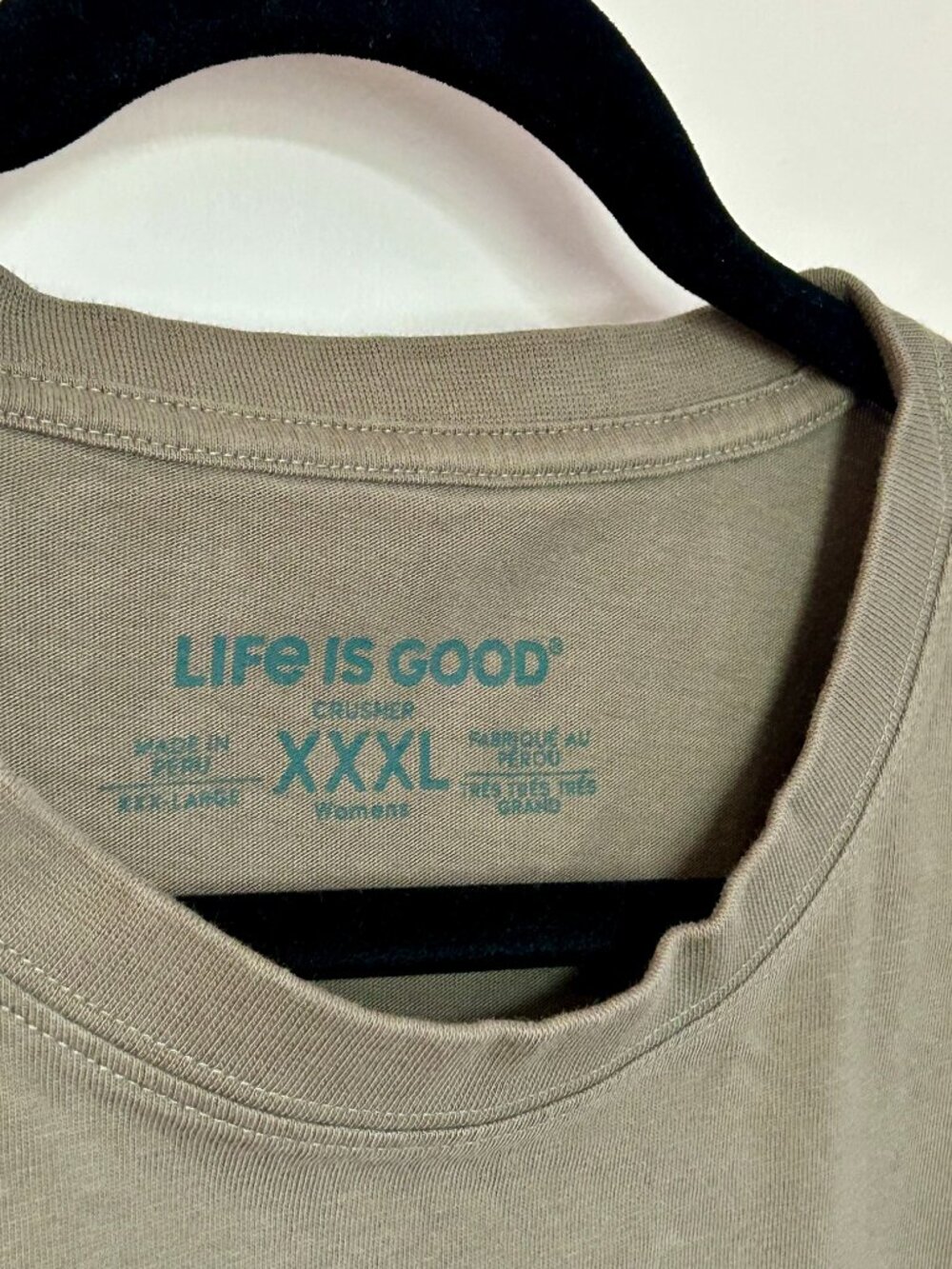 Life is Good longsleeve crusher tee with pumpkin 3X - Picture 2 of 3